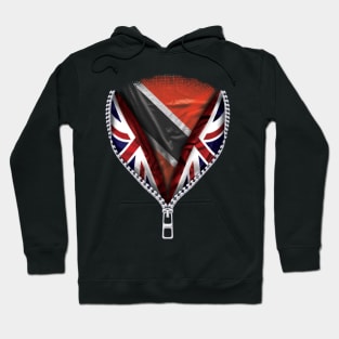 Trinidadian And Tobagoan Flag  Trinidad And Tobago Flag zipped British Flag - Gift for Trinidadian And Tobagoan From Trinidad And Tobago Hoodie